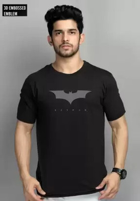 Printed Men Black T-Shirt