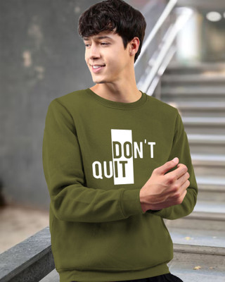 TeeTops Printed Men Round Neck Green T-Shirt