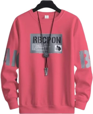 SM SHAYAM CREATION Printed Men Round Neck Pink T-Shirt