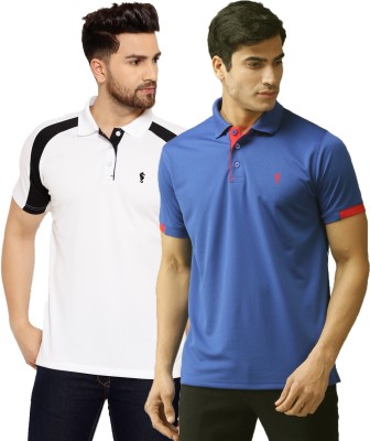 EPPE Self Design Men Polo Neck Multicolor T-Shirt