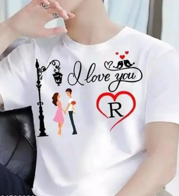 RCS Fashion Printed Men Round Neck White T-Shirt