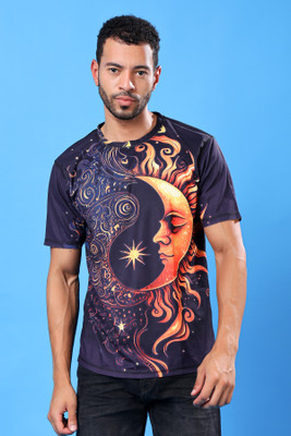 Flirty Soul Graphic Print Men Round Neck Multicolor T-Shirt