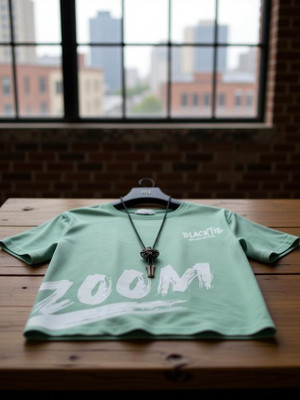 VRMA Printed Men Green, Grey T-Shirt
