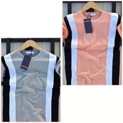 Printed Men Pink T-Shirt