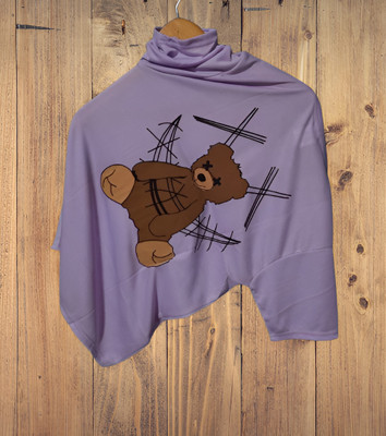 TEE TREE Printed Men Round Neck Purple T-Shirt