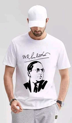 Walther Graphic Print Men Round Neck White T-Shirt