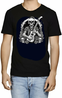 SRIJONI Printed Men Round Neck Multicolor T-Shirt