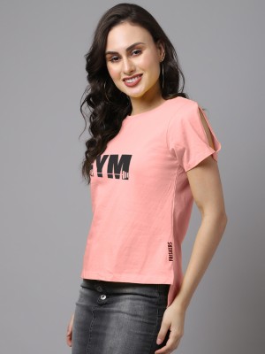 FRISKERS Casual Printed Women Pink Top