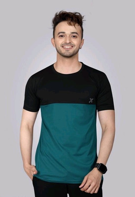 JILANI TRADERS Solid Men Round Neck Dark Green T-Shirt