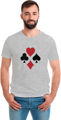 SmarTee Street Printed Men Round Neck Grey T-Shirt