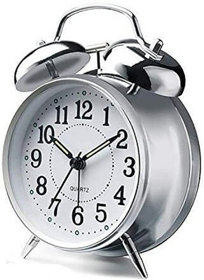 Twixxle Analog Silver Clock