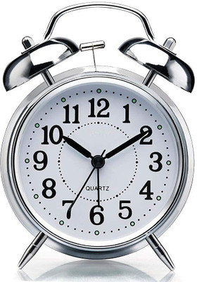 Wifton Analog-Digital Silver Clock