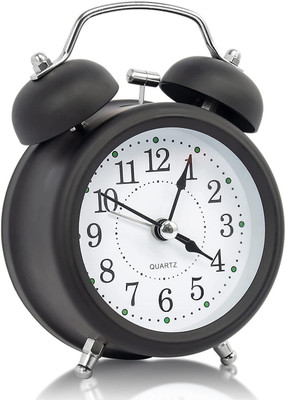 SIDDIVINAYAK CREATION Analog-Digital Black Clock