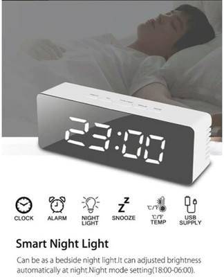 Favoto Digital White Clock