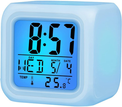 Trio group Digital Multicolor Clock