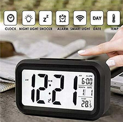 BBD Digital Black Clock