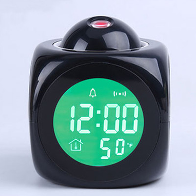 WRADER Digital Black Clock