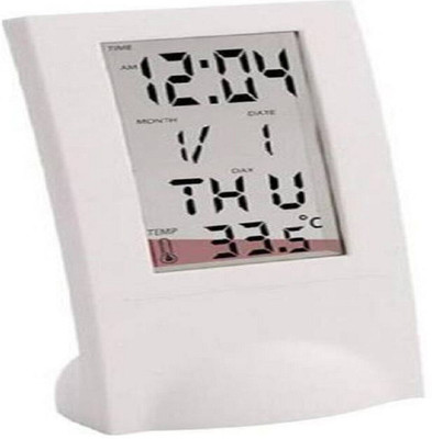 Meenamart.com Digital White Clock