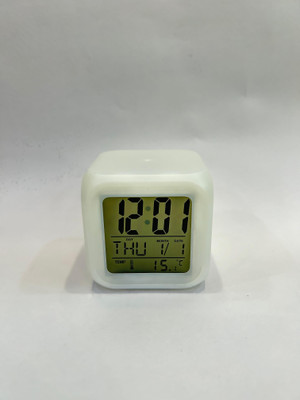 TEJA ENTERPRISES Digital White Clock