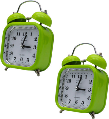 LAZYwindow Analog Green Clock
