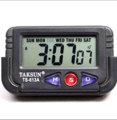 Simxen Digital Black Clock