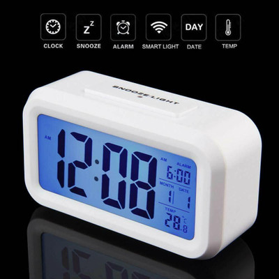 VOLTegIC Digital White Clock