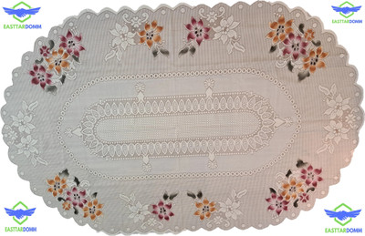 EASTTARDOMM Floral 6 Seater Table Cover(Multicolor, Cotton)