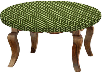 The Furnishing Tree Printed 2 Seater Table Cover(Check Military, Polyester)