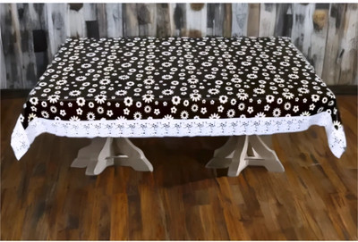 GDS PVC 4 Seater Floral Table Cover(Multicolor)