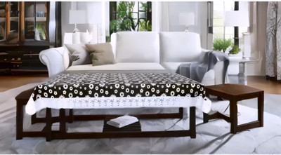 AIZINA PVC 4 Seater Floral Table Cover(Multicolor)