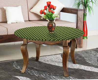 The Furnishing Tree Self Design 2 Seater Table Cover(Check Military, Polyester)