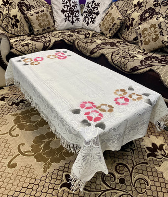 Jainco Decor Floral 4 Seater Table Cover(Multicolor, Cotton)