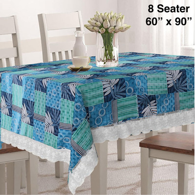 Jainco Decor Printed 8 Seater Table Cover(Multicolor, PVC)