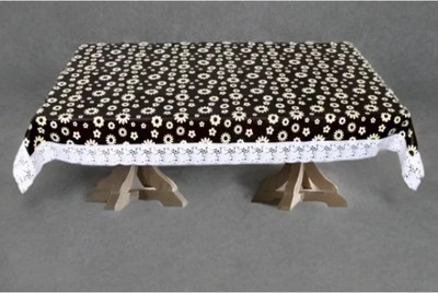 house of common PVC 4 Seater Floral Table Cover(Multicolor)