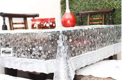 SHRI MAHAVIR IMPEX Printed 4 Seater Table Cover(Multicolor, PVC)