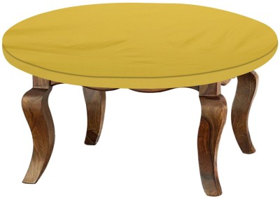 The Furnishing Tree Printed 4 Seater Table Cover(Yellow, Polyester)