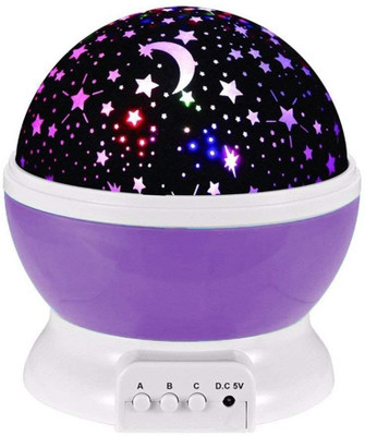 4uonly Star Master Night Light Projector USB Lamp Led Projection LOP30 Table Lamp(124.5 cm, Multicolor)