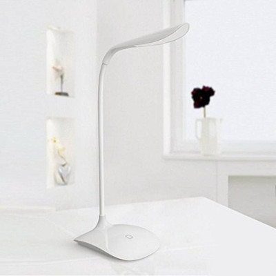 AKR Powerful Rechargeable Emergency Table Lamp / Student Reading Light/ Led Foldable Study Lamp(37 cm, White)