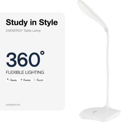 24 ENERGY NeonGlow Study Lamp Study Lamp(9.5 cm, White)