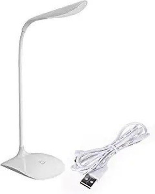 ZYNATY Study lamp Rechargeable Led Touch On Off Switch , Dimmer Led Table Lamps Study Lamp(35 cm, White)