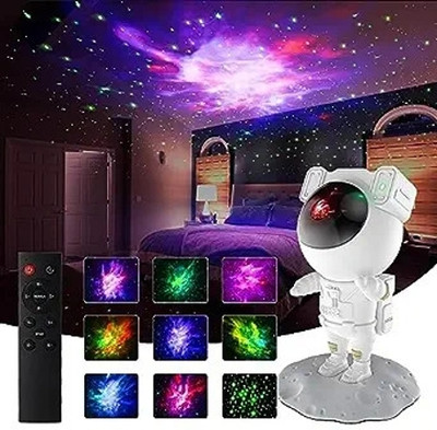 Veraa Astronaut Projector Galaxy Night Light Projector Led Lamp Night Lamp(22.5 cm, Multicolor)