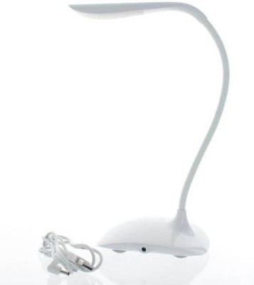 VANSHITA Rechargable Led Reading Level Brightness And Touch Table Lamp V146 Table Lamp(15 cm, White)