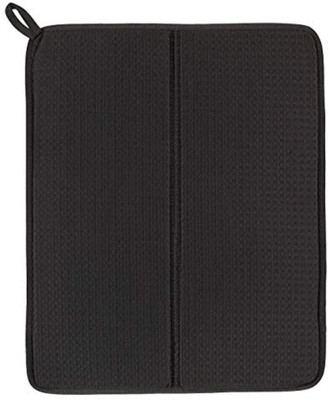 IKEA Rectangular Pack of 1 Table Placemat(Black, Polyester)
