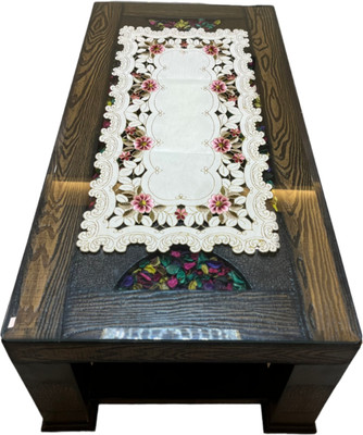 MONKDECOR Multicolor 84 cm Table Runner(Satin)