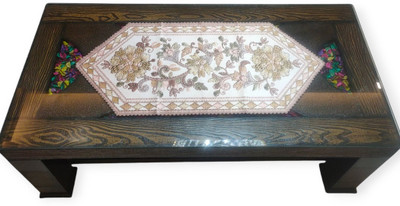 MONKDECOR Brown 83.82 cm Table Runner(Velvet)