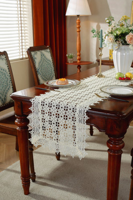 MONKDECOR Multicolor 177.8 cm Table Runner(Cotton)