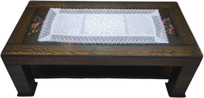 MONKDECOR White 45 cm Table Runner(Polyester)