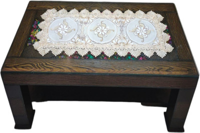 MONKDECOR White, Multicolor, Black 45 cm Table Runner(Polyester)