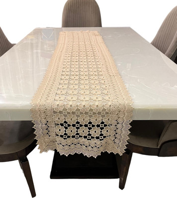 MONKDECOR Gold 177 cm Table Runner(Cotton)