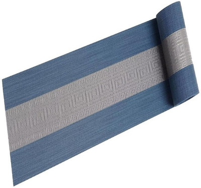 Buganda Blue 180 cm Table Runner(PVC)
